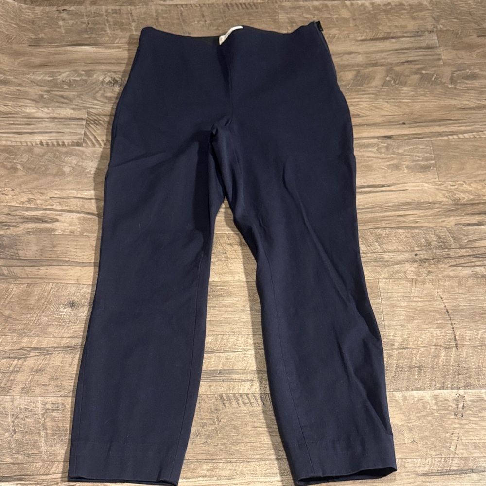 Everlane Navy Blue Straight Leg Trouser Pants - Size 8